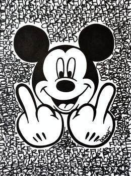 Painting, Mickey the rebel, Dr. Love