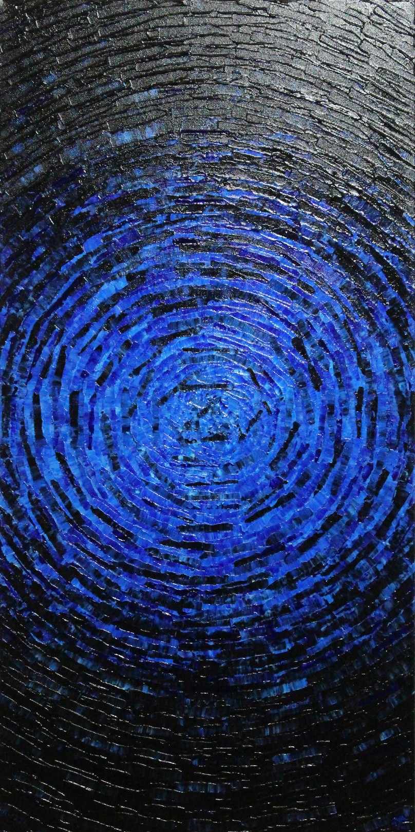 Jonathan Pradillon, Éclat fragmenté bleu profond Jonathan Pradillon, Éclat fragmenté bleu profond