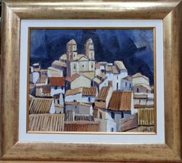 Painting, Ville d'Aragon, Juan Jose Abella