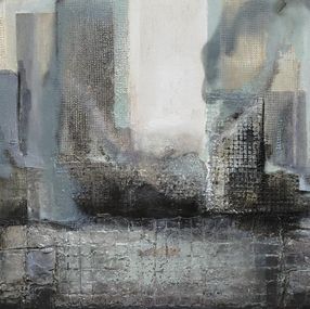 Painting, La ciudad quemada, Maria Assumpció Raventós
