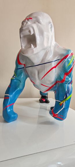 Sculpture, King Pop Blue, Monsieur Mollotov