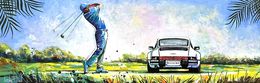 Gemälde, Ma Porsche, mon golf, mon weekend et moi, Patrick Cornée