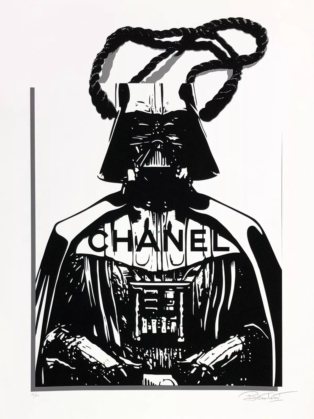Ben Frost, The Dark Side (hand signed screen print) Ben Frost, The Dark Side (hand signed screen print)