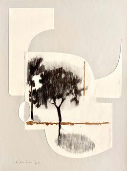 Dessin, Arbre et or, Albane de Saint Remy
