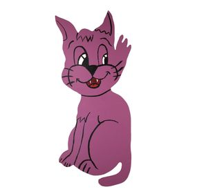 Peinture, Pink Cat, Tanner Rhines