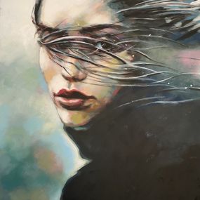 Gemälde, Moody hair, Thomas Saliot