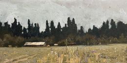 Painting, House by the forest, Volodymyr Pashchenko