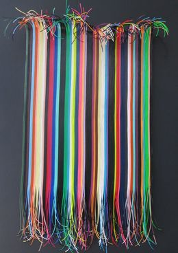 Skulpturen, Fil de Scoubidous I, Laetitia Vidal