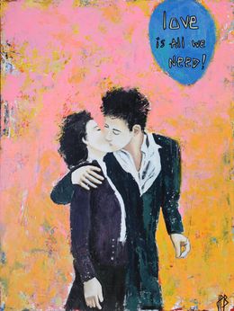 Gemälde, Love is all we need, Jean-Philippe Berger