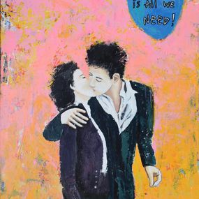 Gemälde, Love is all we need, Jean-Philippe Berger