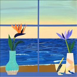 Gemälde, Finestra sul mare 381286, Tamara Bellarte