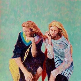 Peinture, Sorelle in vacanza, Luigi Iona