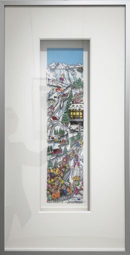 Escultura, Hitting the slopes, Charles Fazzino