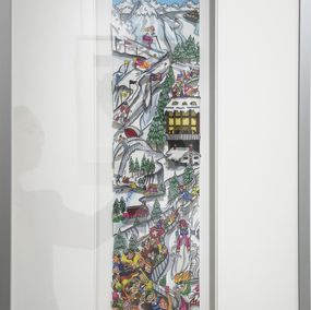 Scultura, Hitting the slopes, Charles Fazzino