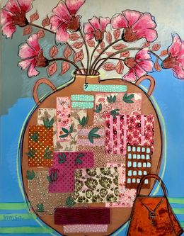 Gemälde, Ikebana, Patricia Simsa