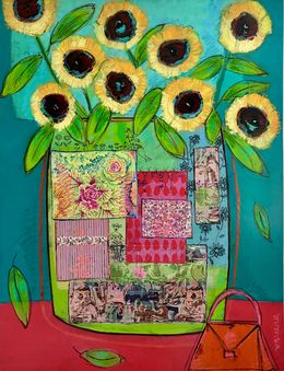 Gemälde, Tournesols, Patricia Simsa
