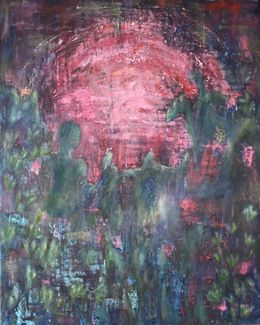 Peinture, Moon bathing, Anne Kuntsi