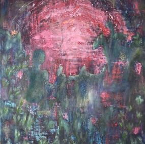 Gemälde, Moon bathing, Anne Kuntsi