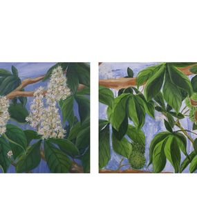 Peinture, Two Springs and Two Autumns (diptych), Daria Habich
