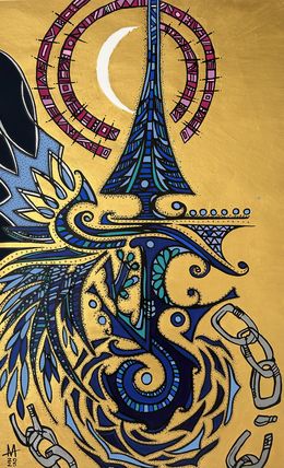 Gemälde, Moonlight, Megan Harmer
