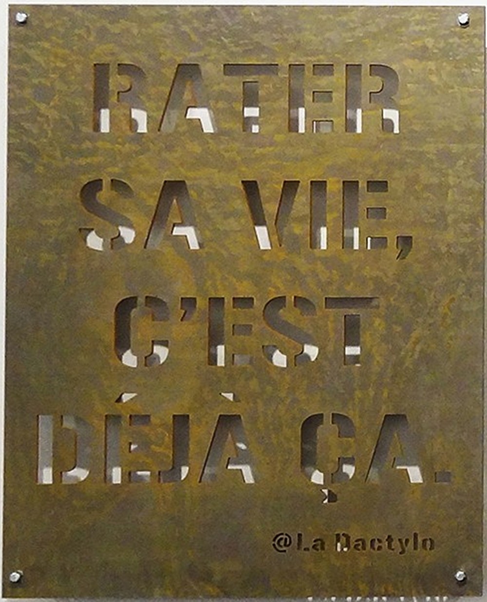 La Dactylo, Rater sa vie, c'est déjà ça La Dactylo, Rater sa vie, c'est déjà ça