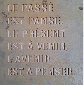 Print, Le Passé est pansé, le présent est à venir, le futur est à penser, La Dactylo