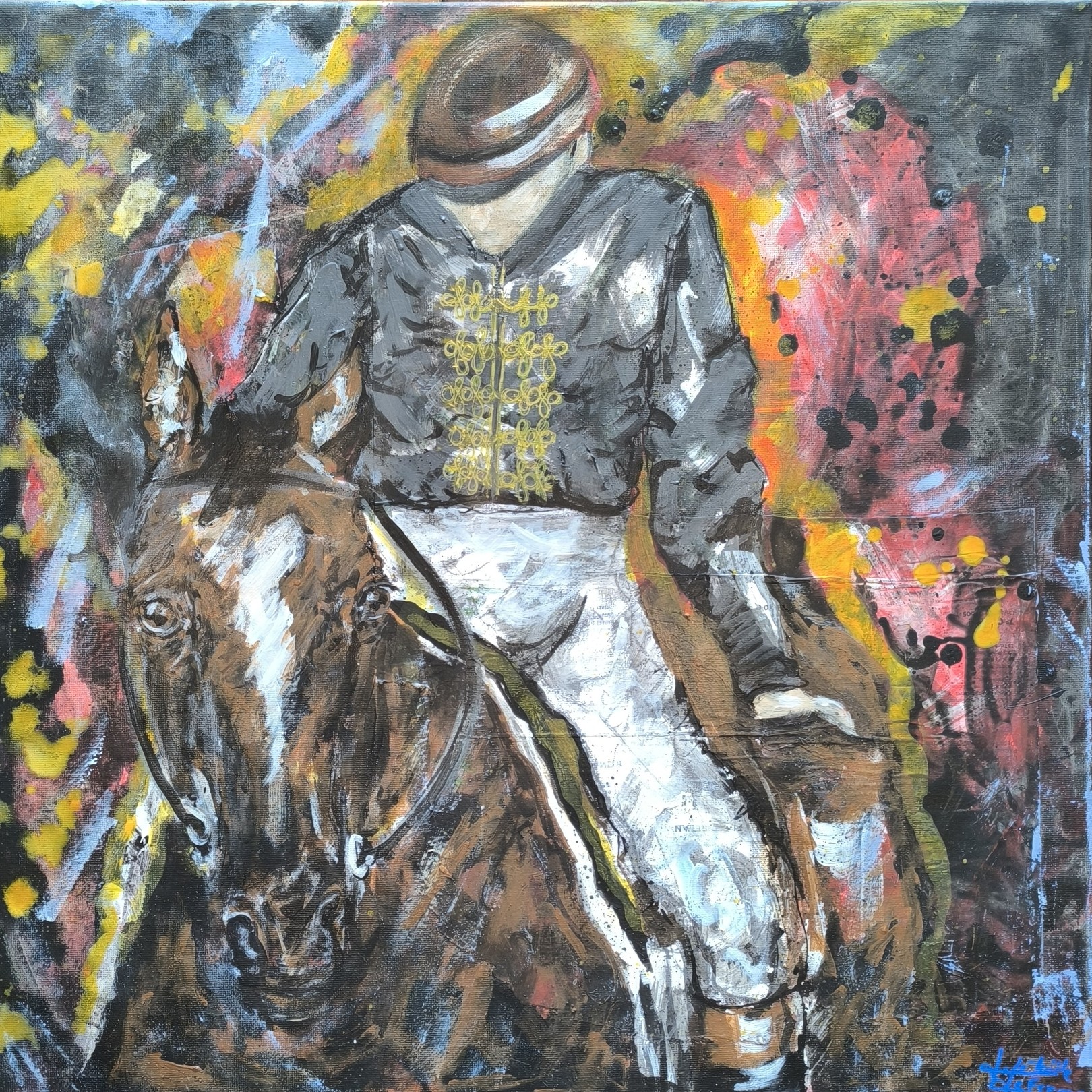 Kalh Art Kalley, Blessed by the crowd - Al shaqab Kalh Art Kalley, Blessed by the crowd - Al shaqab