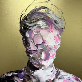 Gemälde, Pink summer, Aron Kroes