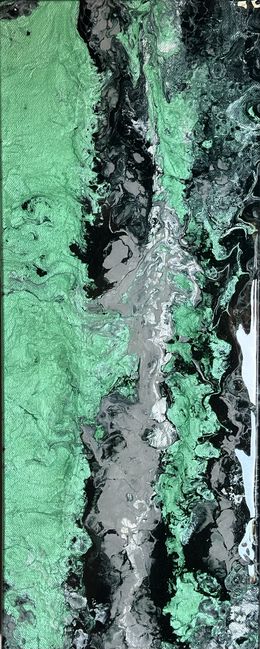 Painting, Interior candy - Malachite, Kseniia Turik Turik&Art