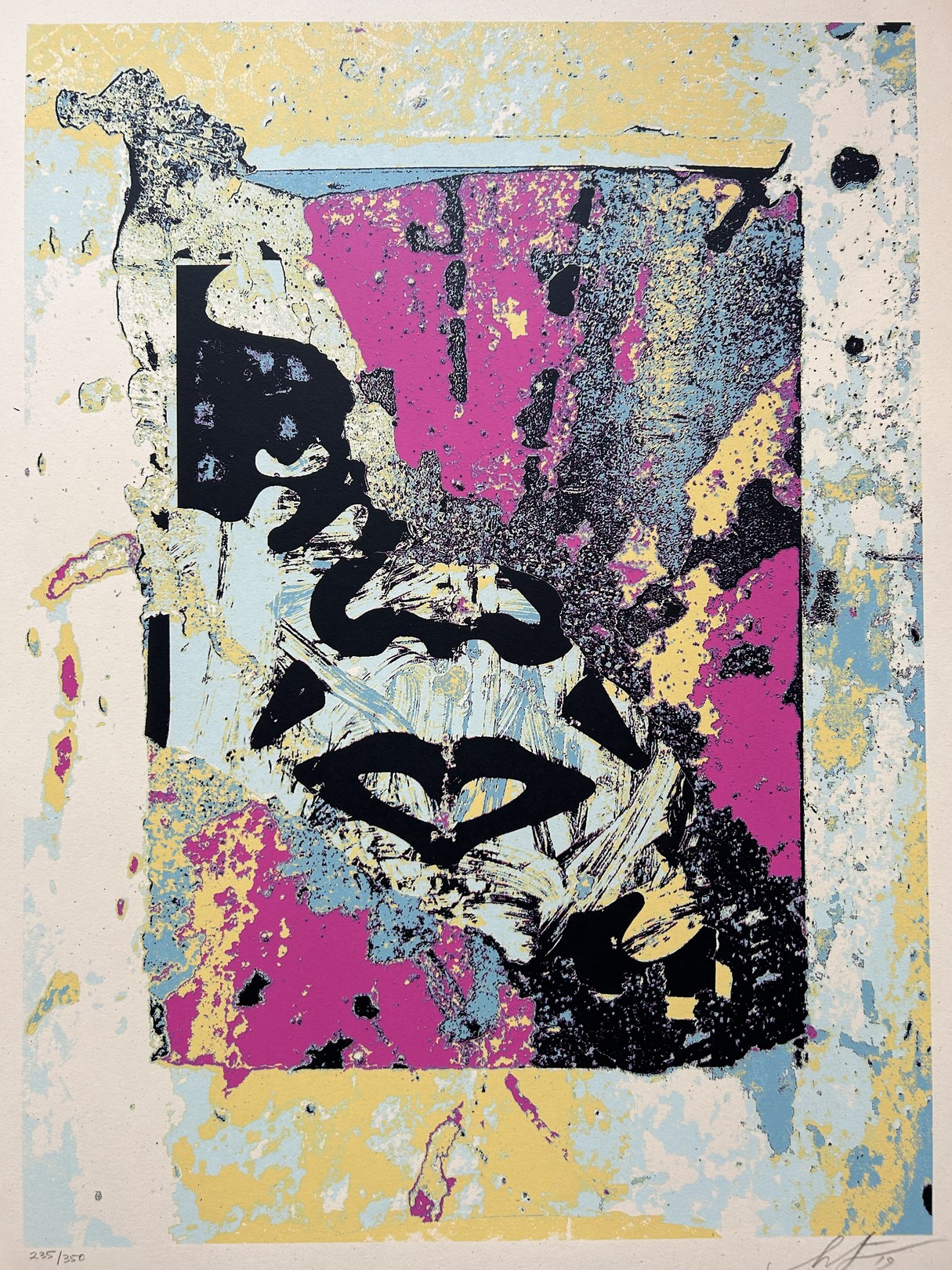 Shepard Fairey (Obey), Enhanced Disintegration (Pink) Shepard Fairey (Obey), Enhanced Disintegration (Pink)