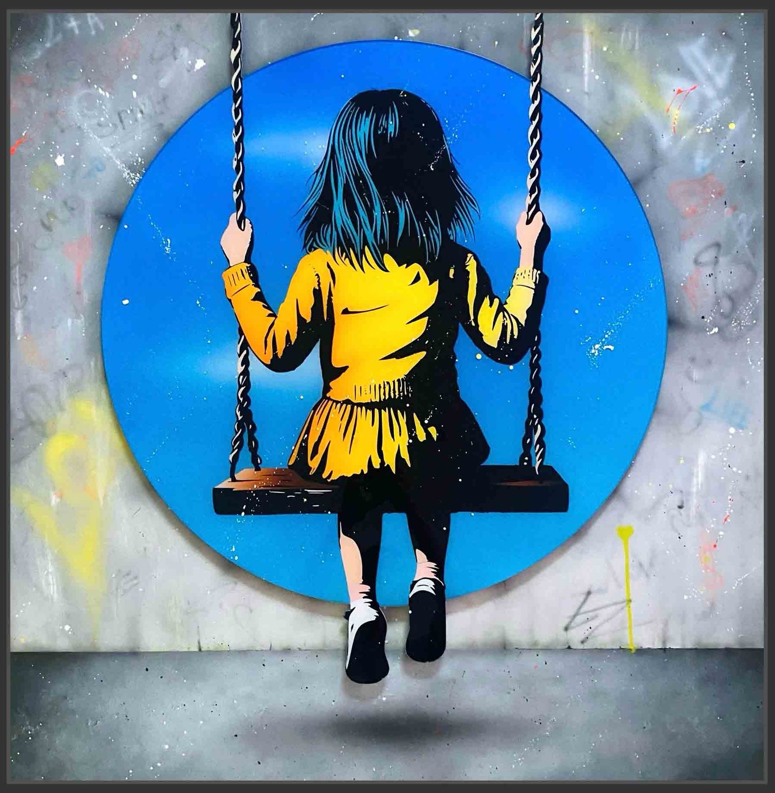 Eznop, La fille à la balançoire Eznop, La fille à la balançoire