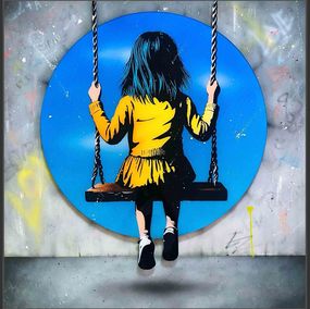 Peinture, La fille à la balançoire, Eznop