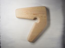 Sculpture, Form and Formless No.12 - Abstract Wood Wall Relief, Mike Sasaki