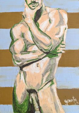 Peinture, L'homme gomme, G. Carta