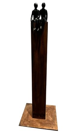 Sculpture, Juste noux deux... (Terre d'enfants), Olivier Messas