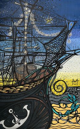 Peinture, Sunset, Megan Harmer