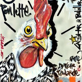 Painting, Sacré Poulette, Aurelie Cholley