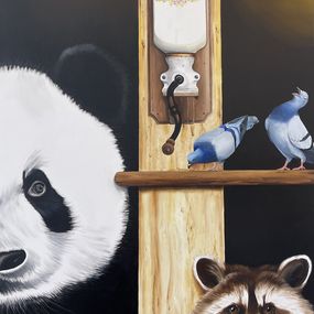 Peinture, Les profiteurs, Jean-François Rousselot