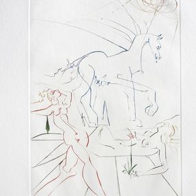 Stampe, La Parade (série Femmes et Chevaux), Salvador Dali
