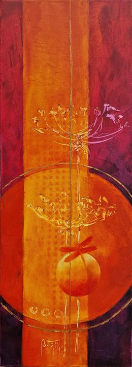 Peinture, La Libellule, Bernadette Triki