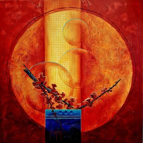 Peinture, Bulles, Bernadette Triki