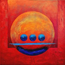 Peinture, Suspens, Bernadette Triki
