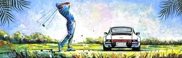 Peinture, Ma Porsche, mon golf, mon weekend et moi, Patrick Cornée