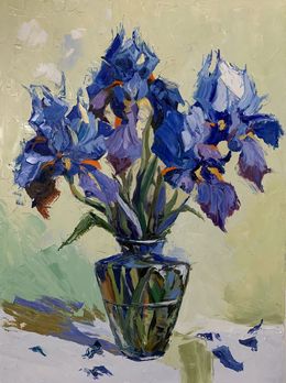 Gemälde, Iris Majesty in Glass, Schagen Vita