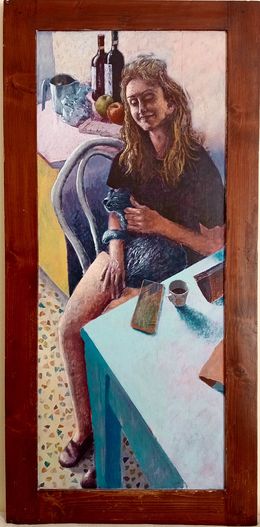 Painting, Giada e Agata, Luigi Iona