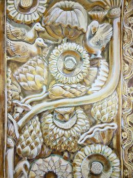 Pintura, Water hens among the lotuses., AreiRa