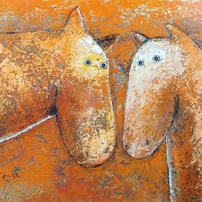 Painting, Chevaux, Hervé Maury