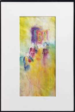 Peinture, Procession - Scène bretonne et abstraction colorée, Kristof