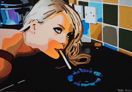 Gemälde, Red Light Kitchen, Natalie Maxted