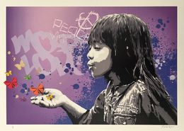 Édition, Blow - Purple incl gold butterflies 1/1, Alessio-B